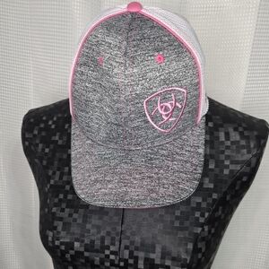 Ariat Gray and Pink Women's Hat